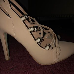 Glaze Cream Colored Heels